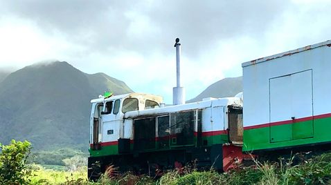 Mit dem Zug auf St. Kitts