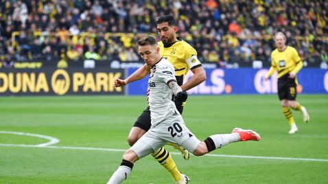 ran Fußball: Bundesliga Borussia Dortmund - Bayer Leverkusen - 1. Halbzeit | TV-Programm Sat.1