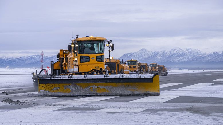 Ice Airport Alaska