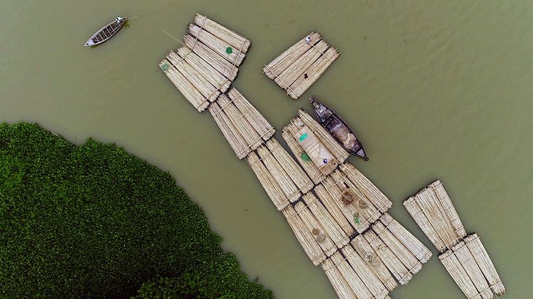 Die Bambusflößer von Bangladesch