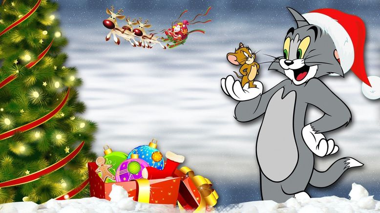 Tom und Jerry als Weihnachtswichtel