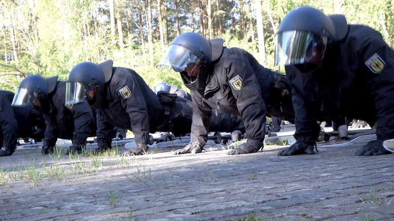 Polizei im Einsatz