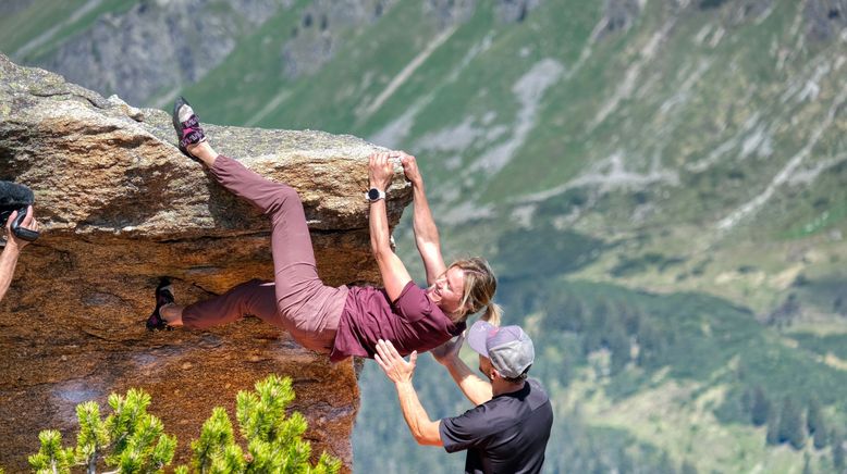 Über die Dreitausender - Marlies Raich im Paznaun