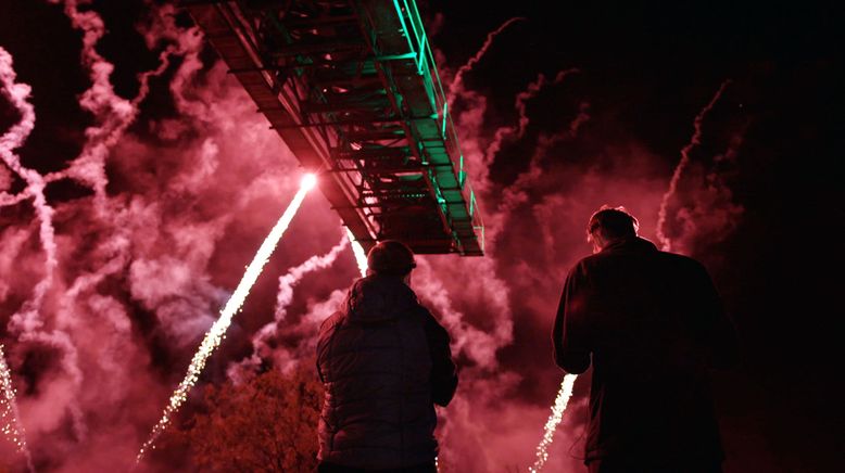 Mitteldeutschland bei Nacht