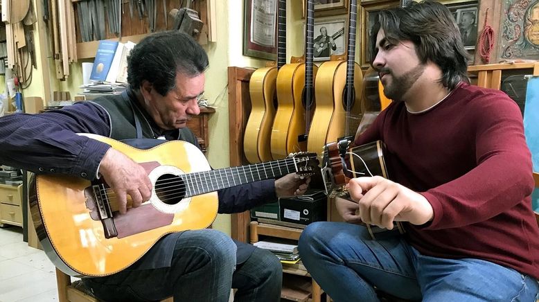 Gitarren und Flamenco in Granada