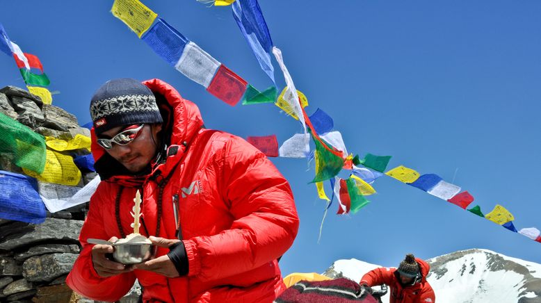 Erster auf dem Everest