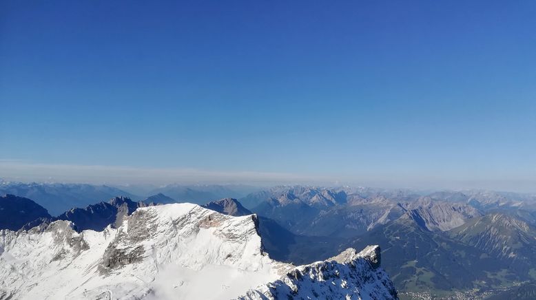 Am Grat der Zugspitze mit Marlies Raich