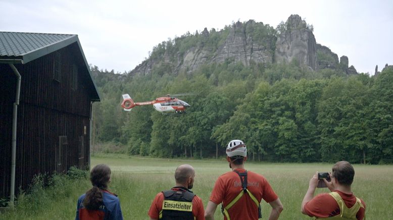 Bergwacht - Einsatz in der Sächsischen Schweiz