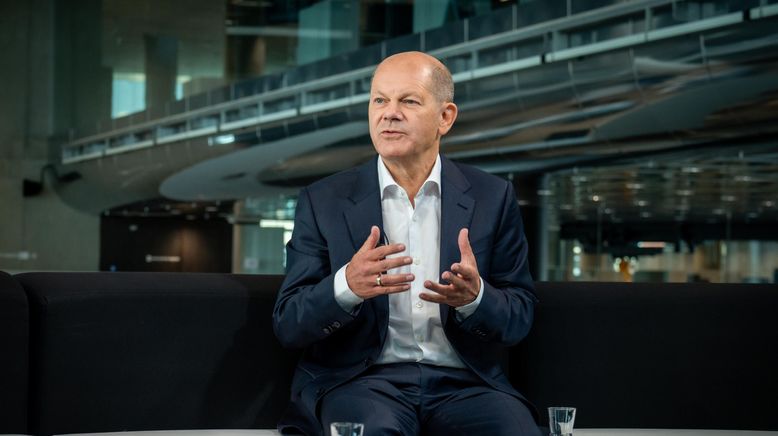 Olaf Scholz. Countdown im Kanzleramt