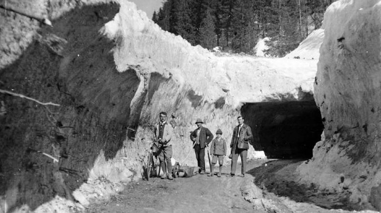 Schneebrechen im weißen Paradies