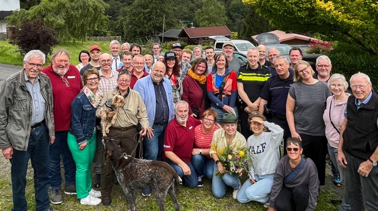 Sabine Heinrich umrundet NRW