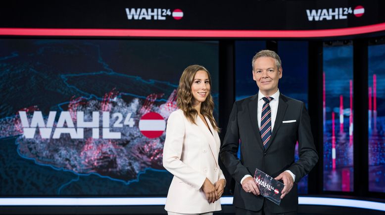 Wahl 24 - Erste Trends und Countdown zur Hochrechnung