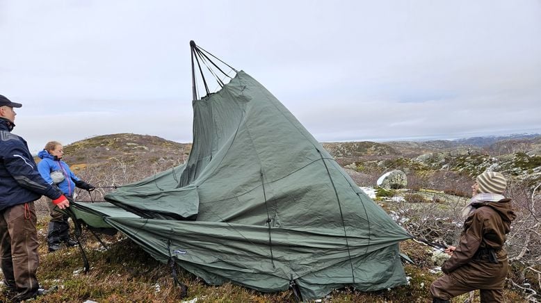 Das Camp in der Wildnis