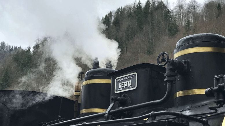 Die Waldbahn in der Karpatenschlucht