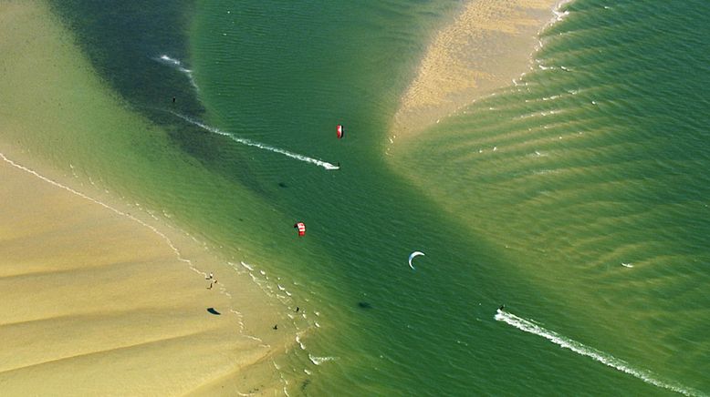 Die Nordsee von oben