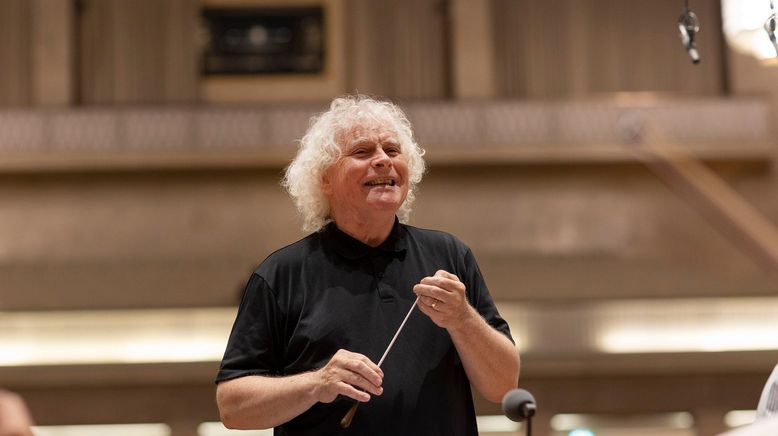 Sir Simon Rattle dirigiert Bruckners 9., Wagner und Webern