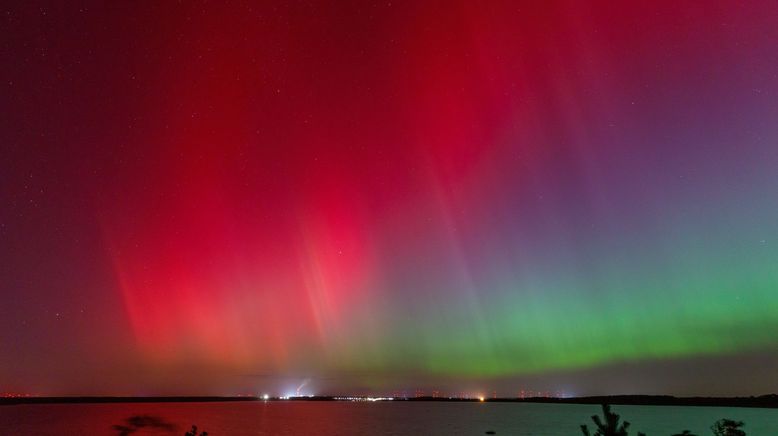 Polarlichter über Deutschland