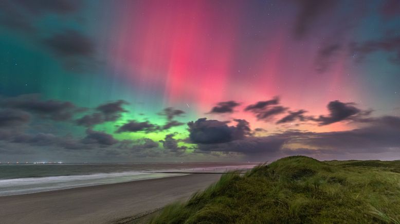 Polarlichter über Deutschland