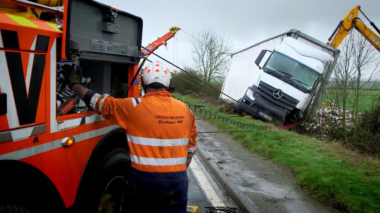 LKW-Bergung extrem