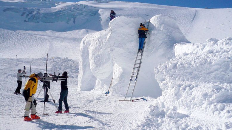 Die Ötztaler Alpen im Winter