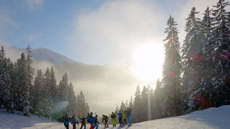 Winteridylle in Vorarlberg: Auf Skiern über Berg und Tal