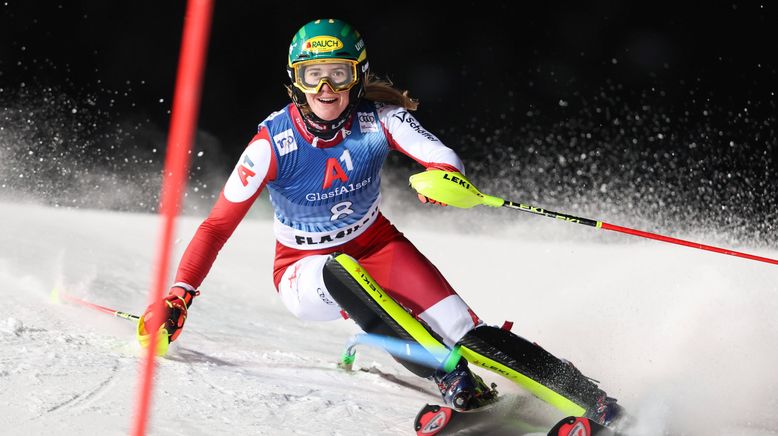 FIS Ski Weltcup Slalom der Damen Flachau