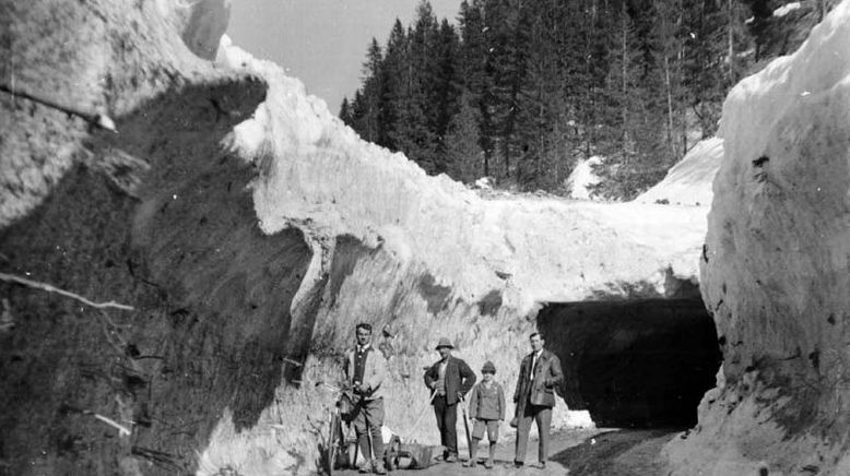 Schneebrechen im weißen Paradies