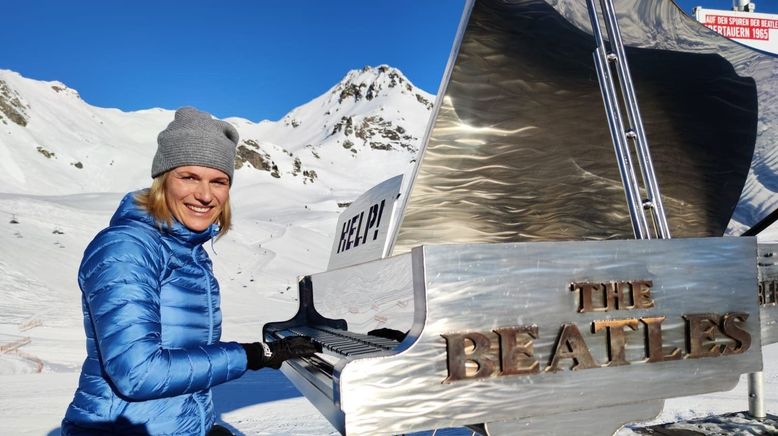 Marlies Raich auf den Spuren der Beatles in Obertauern