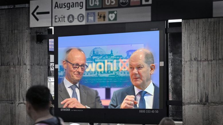 Kanzler und Herausforderer - Scholz und Merz im Wahlkampf