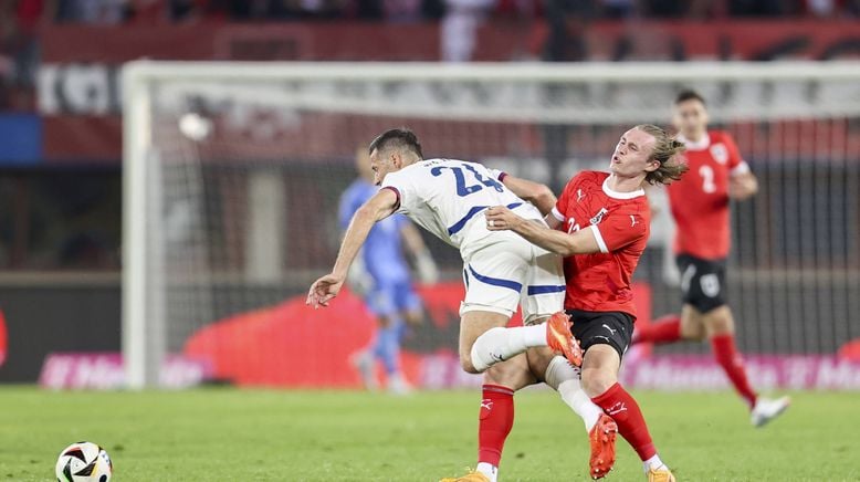 UEFA Nations League Play-off Hinspiel: Österreich - Serbien