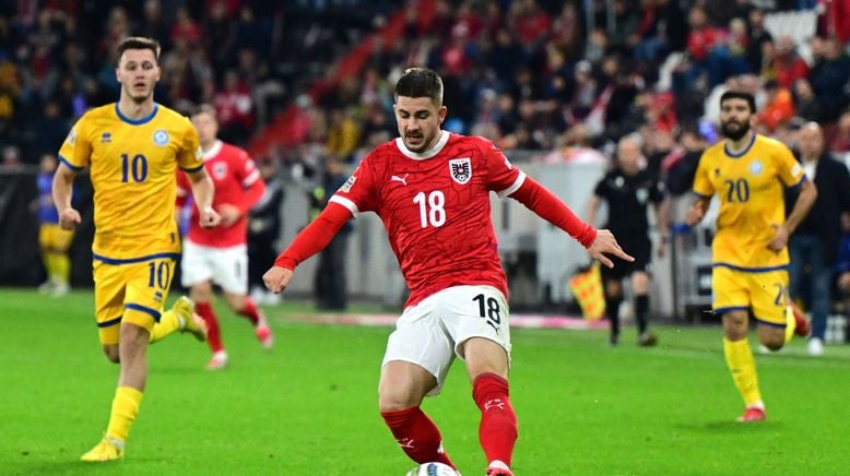 UEFA Nations League Play-off Hinspiel: Österreich - Serbien