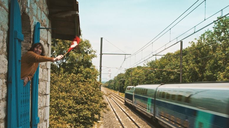 La femme et le TGV - die Frau und der Schnellzug