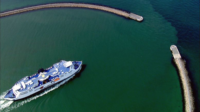 Die Ostsee von oben