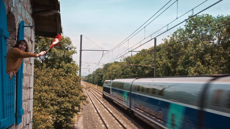 La femme et le TGV - die Frau und der Schnellzug